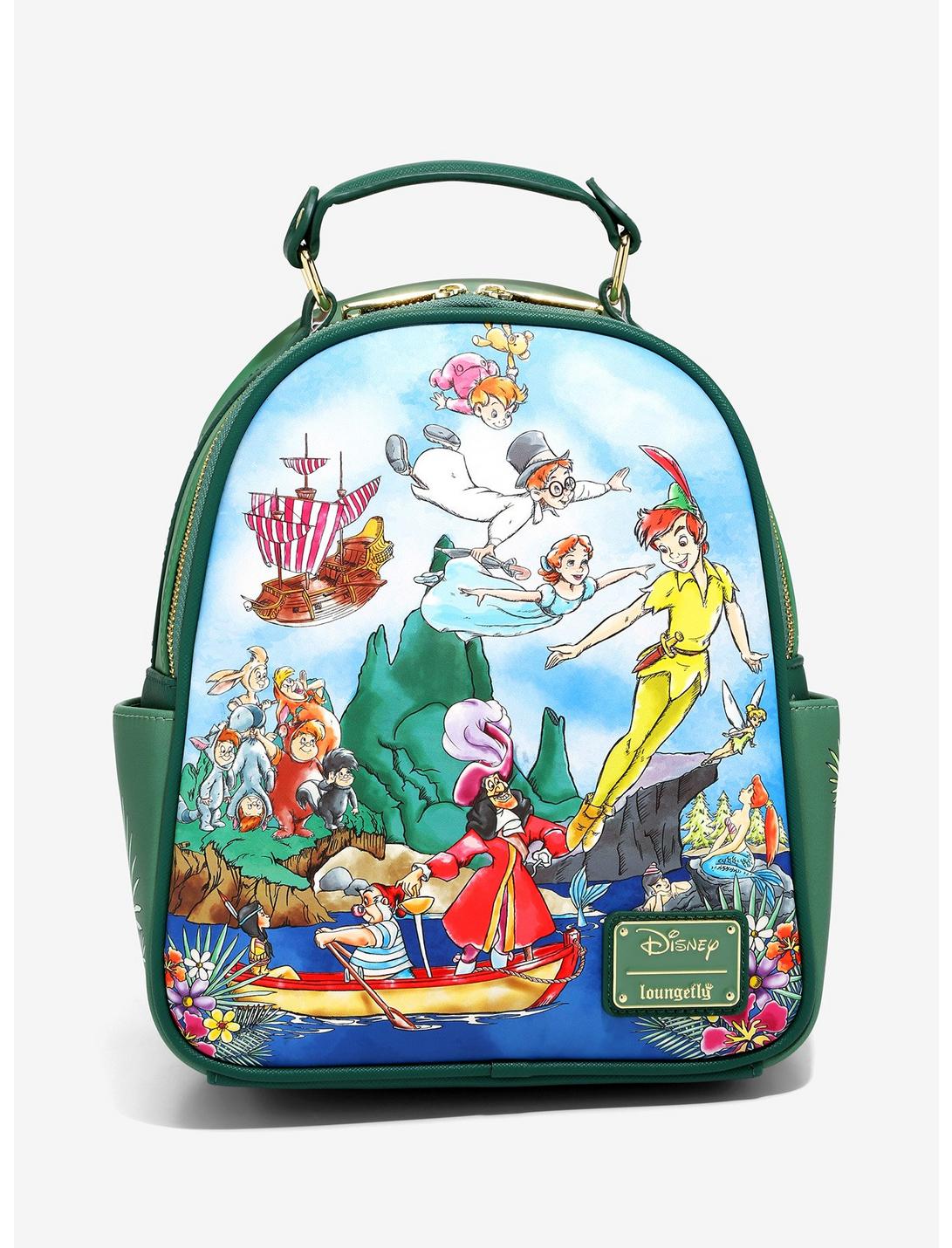 Loungefly Disney Peter Pan Cast Painting Mini Backpack - BoxLunch Exclusive, , hi-res