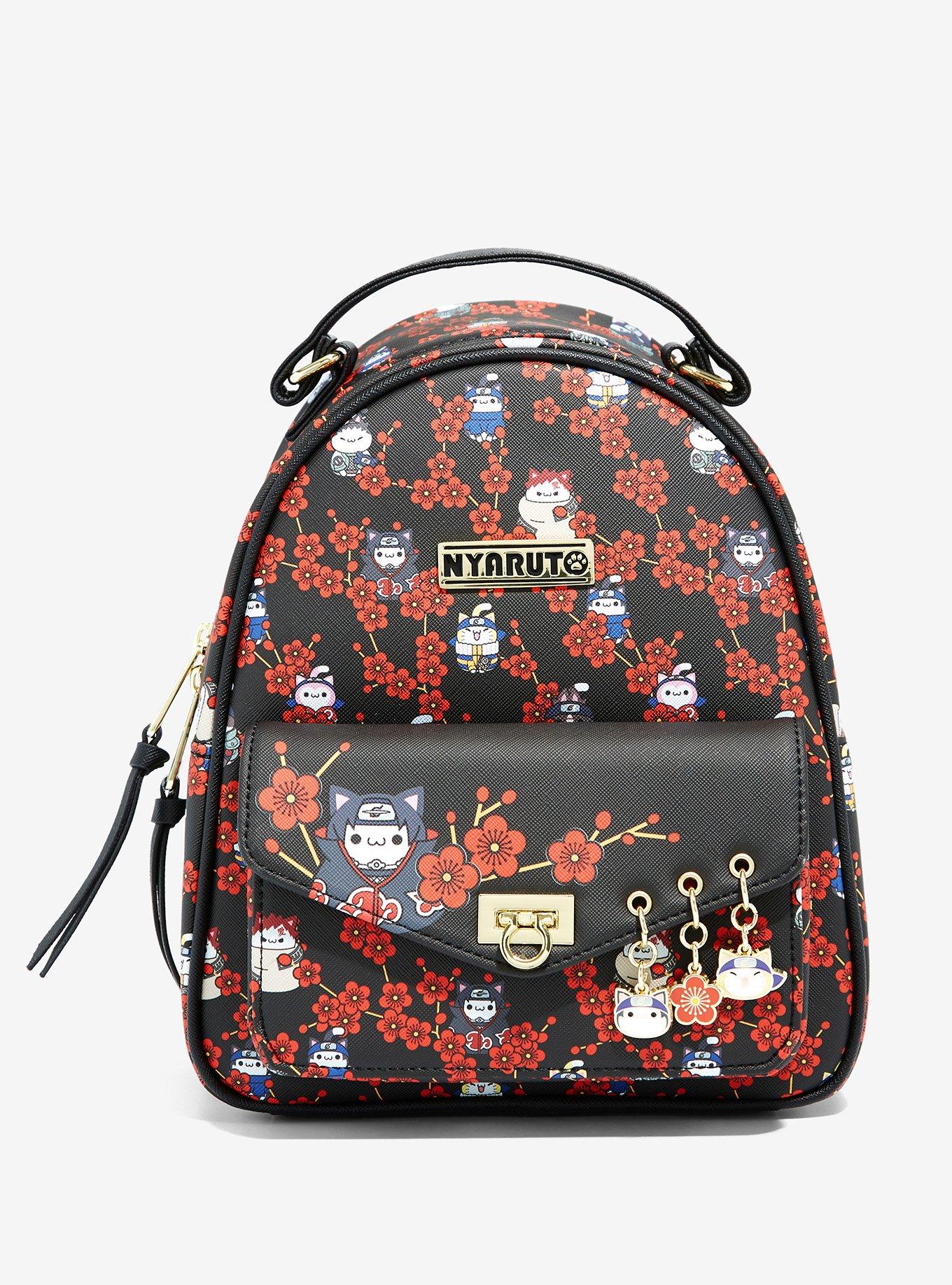 Nyaruto Group Cherry Blossoms Mini Backpack - BoxLunch Exclusive, , hi-res