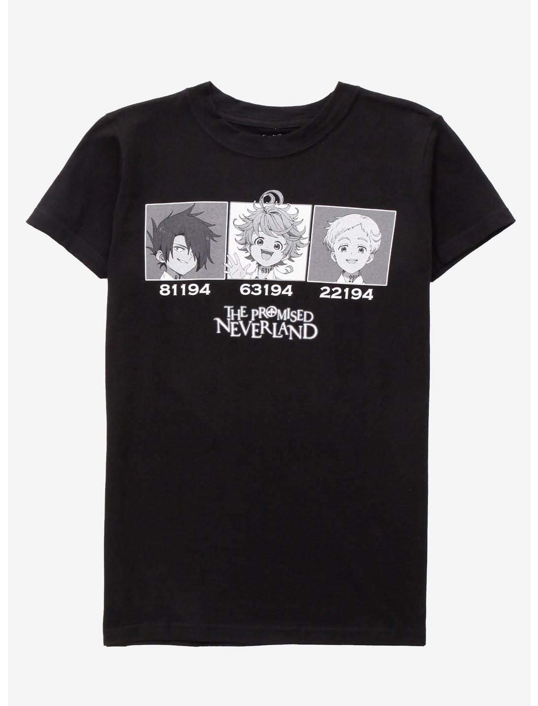 The Promised Neverland Black & White Girls T-Shirt, MULTI, hi-res