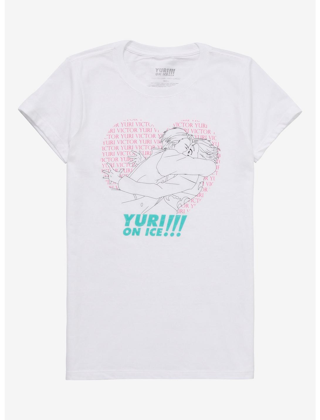 Yuri!!! On ICE Heart Girls T-Shirt, MULTI, hi-res