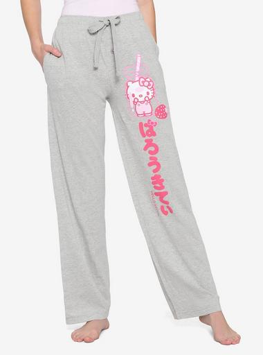 Hello Kitty Fuzzy store Grey & Black Pajama Shorts SEND OFFERS!