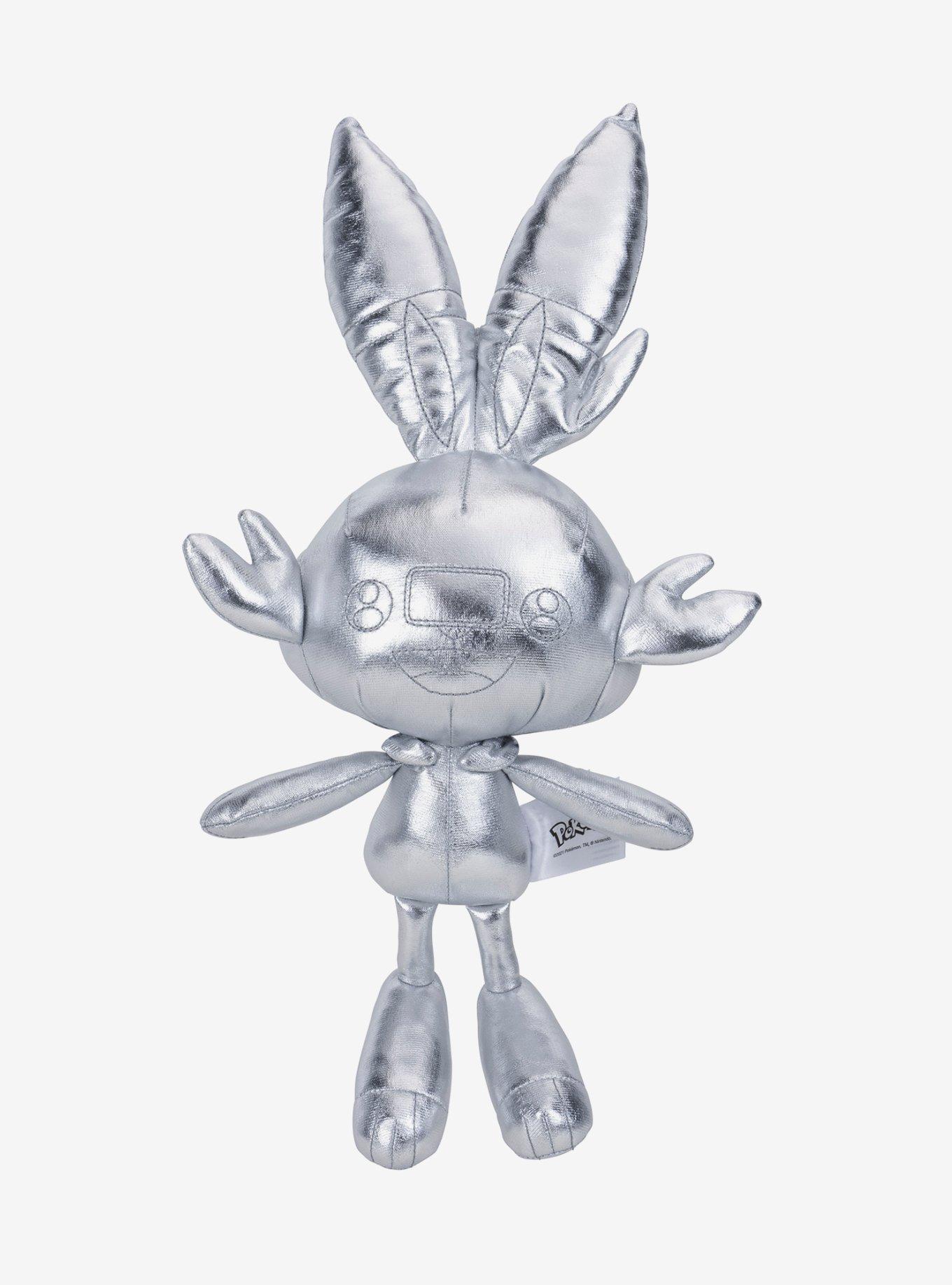 Pokemon Scorbunny Silver Plush, , hi-res