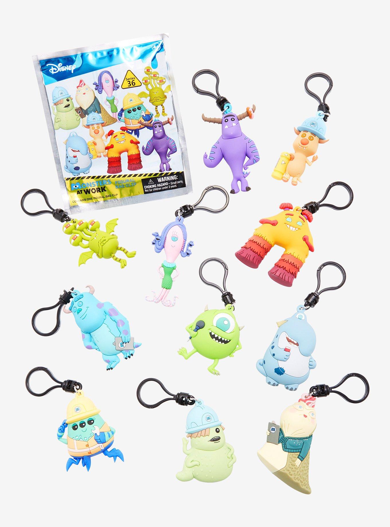 Disney Pixar Monsters At Work Blind Bag Figural Bag Clip, , hi-res