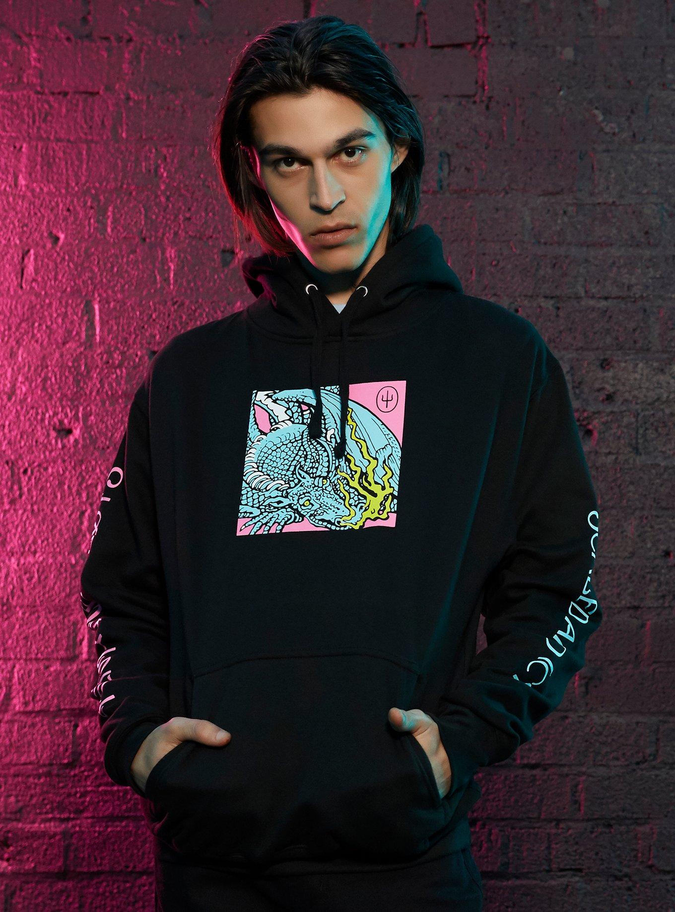 Twenty One Pilots Scaled And Icy Album Cover Hoodie Hot Topic Exclusive