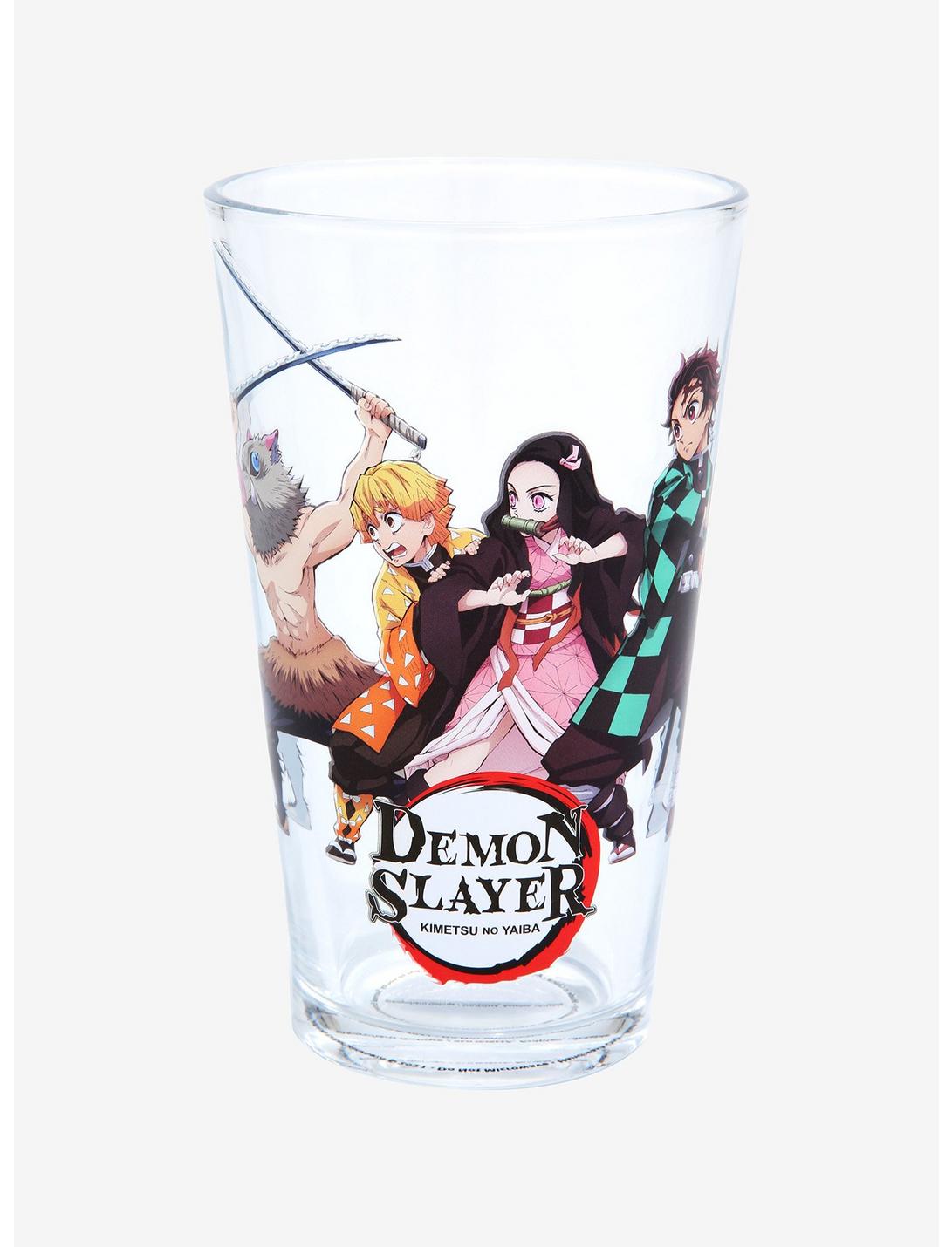 Demon Slayer: Kimetsu no Yaiba Demon Slayer Corps Group Pint Glass - BoxLunch Exclusive, , hi-res