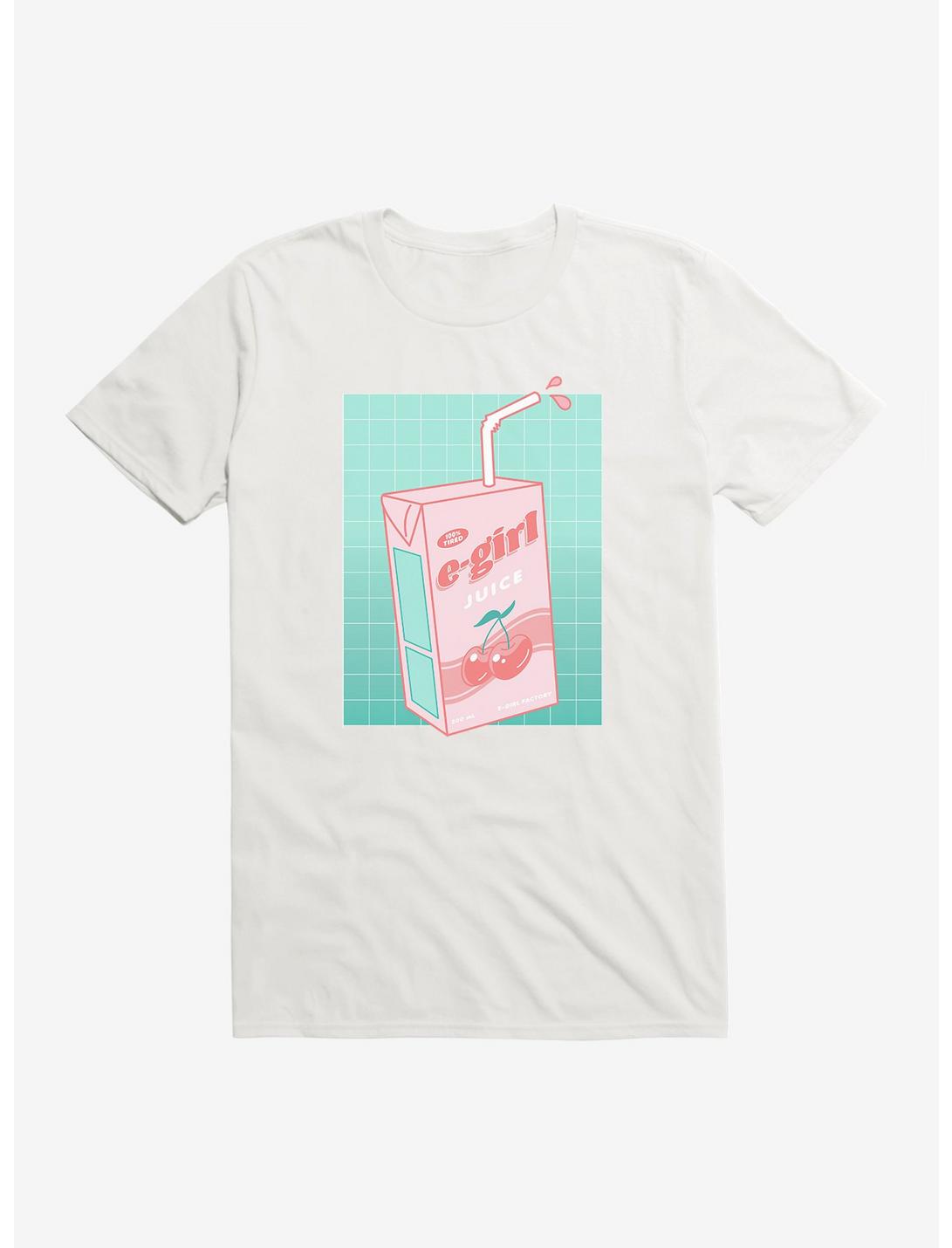 E-Girl Juice T-Shirt, WHITE, hi-res