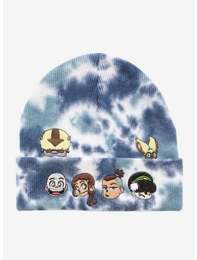 Avatar: The Last Airbender Chibi Gaang Youth Tie-Dye Cuff Beanie - BoxLunch Exclusive, , hi-res