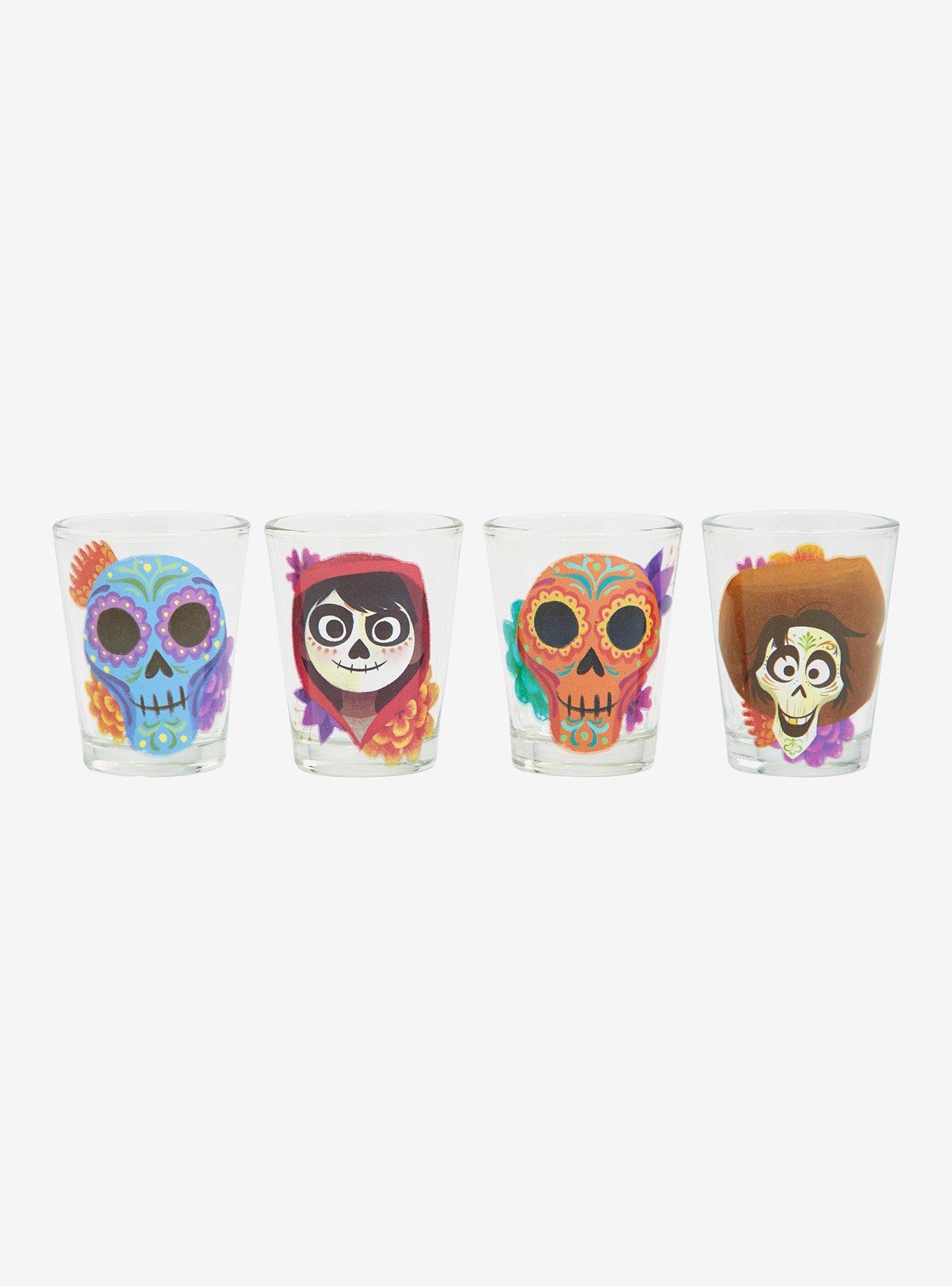 Disney Pixar Coco Land of the Dead Mini Glass Set - BoxLunch Exclusive, , hi-res