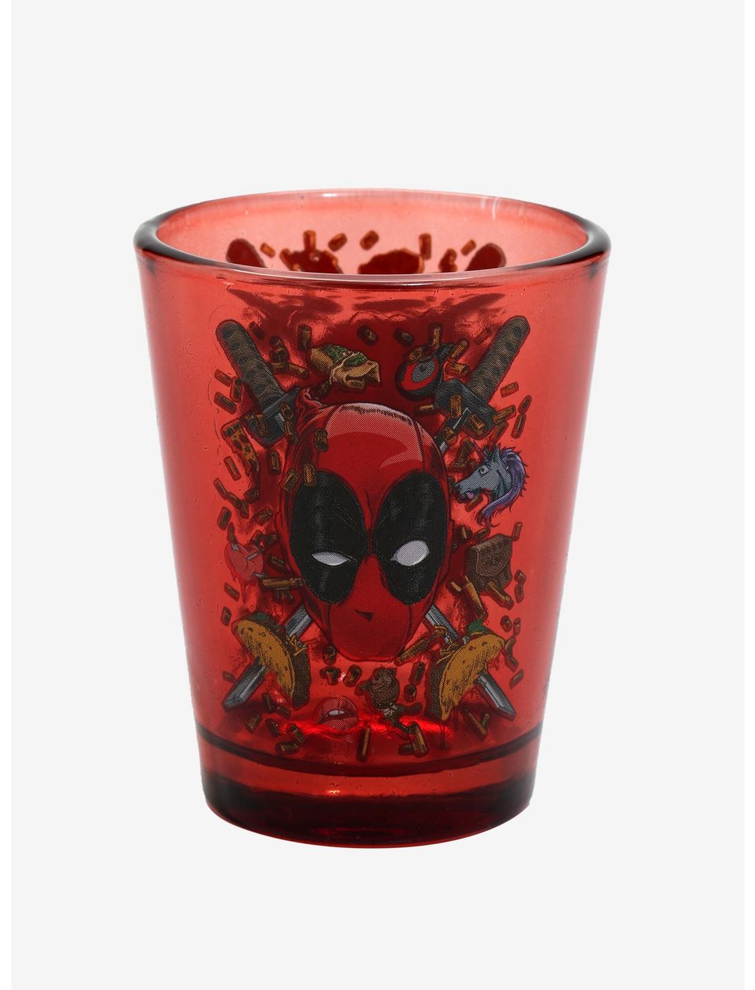 Marvel Deadpool Junk Food Mini Glass - BoxLunch Exclusive, , hi-res