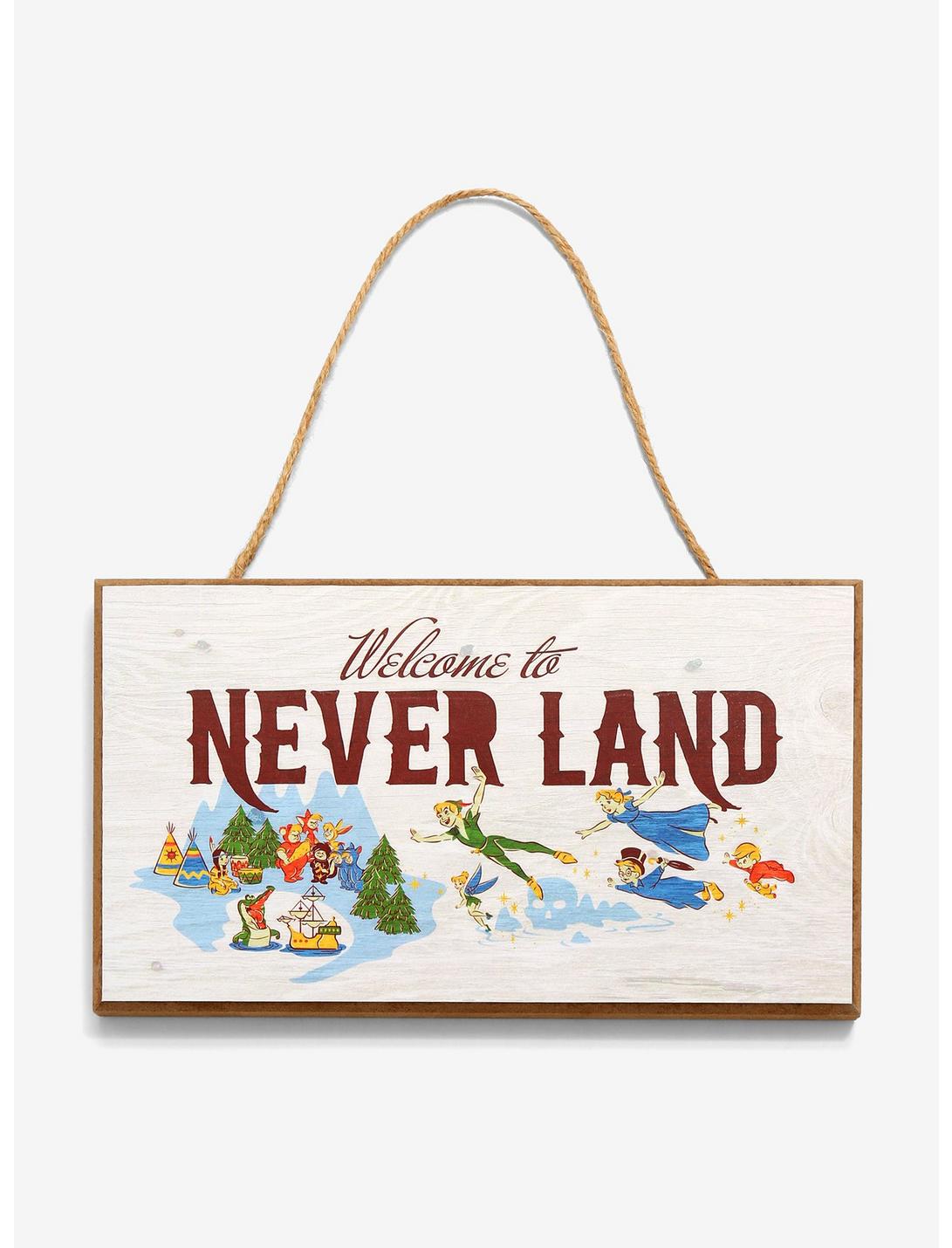 Disney Peter Pan Neverland Welcome Sign, , hi-res
