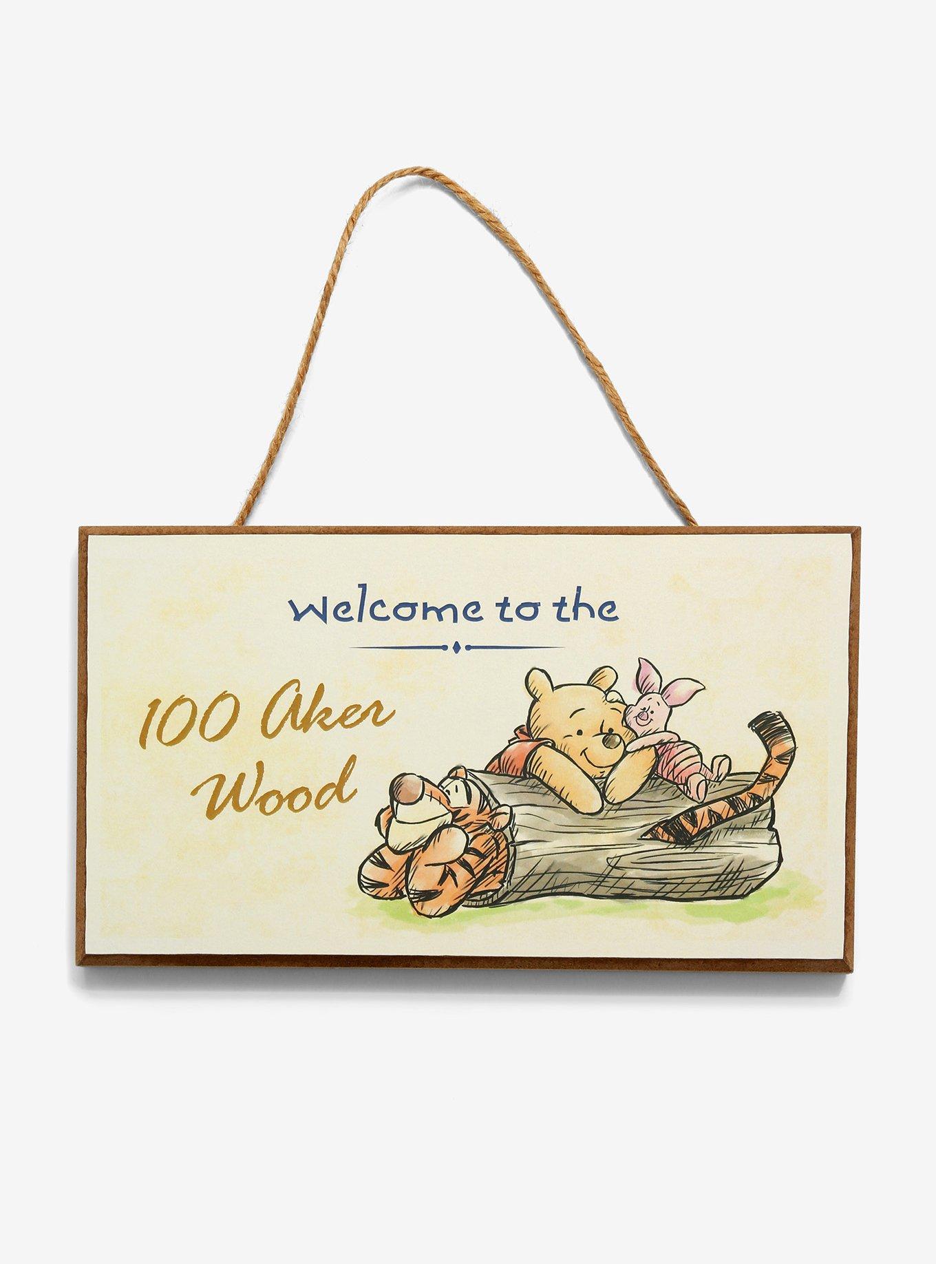 Disney Winnie the Pooh 100 Aker Wood Welcome Sign, , hi-res