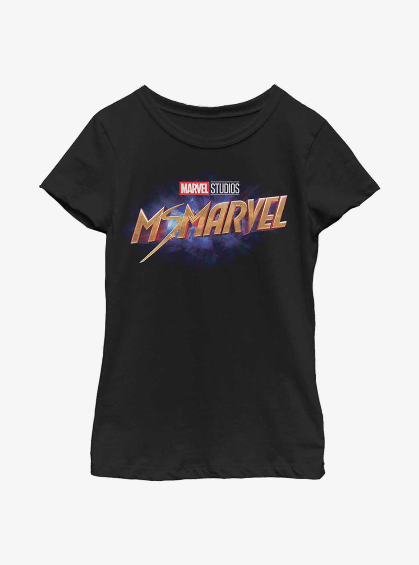 Marvel Ms. Marvel Logo Youth Girls T-Shirt, , hi-res