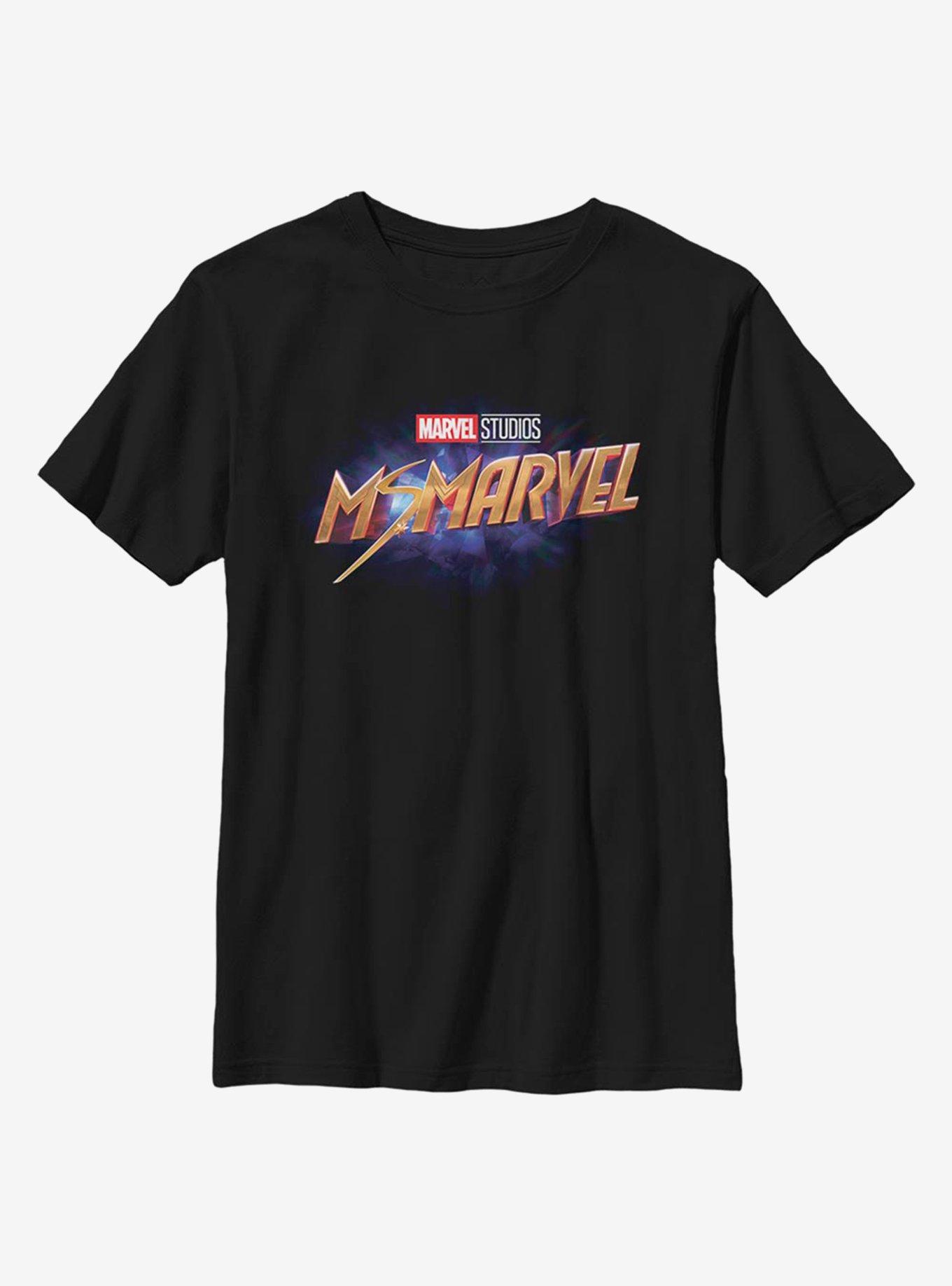 Marvel Ms. Marvel Logo Youth T-Shirt, , hi-res