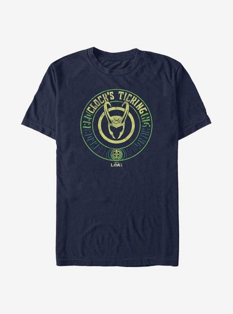 Marvel Loki Ticktock T-Shirt - BLUE | BoxLunch