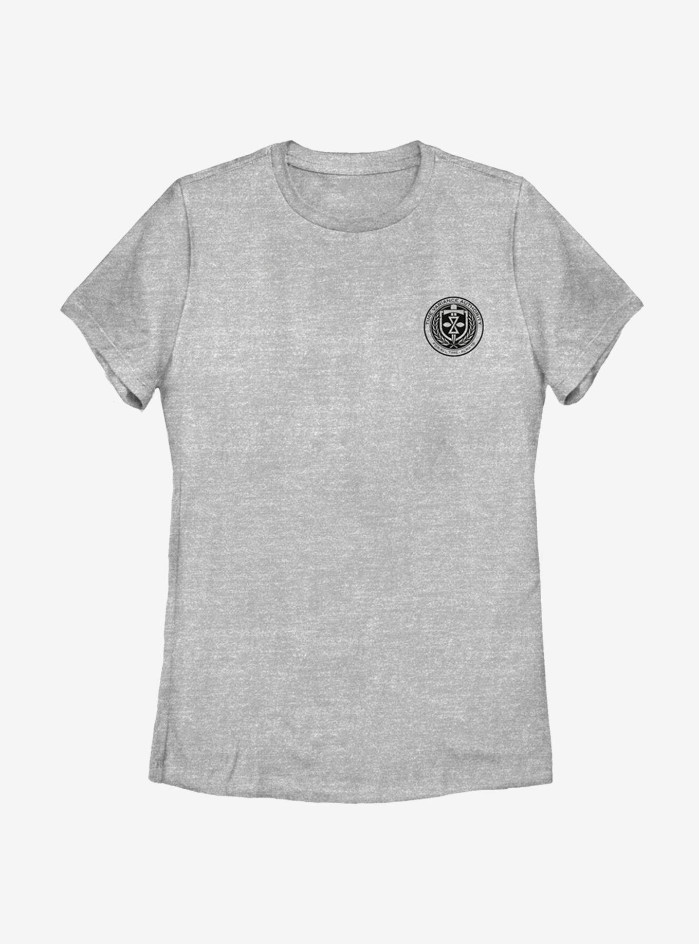Marvel Loki Time Variance Authority Faux Pocket Crest Womens T-Shirt, , hi-res