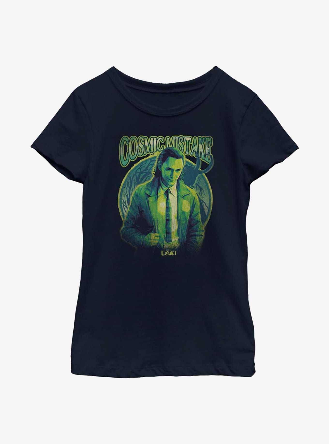 Marvel Loki Cosmic Mistake Wrong Youth Girls T-Shirt, , hi-res