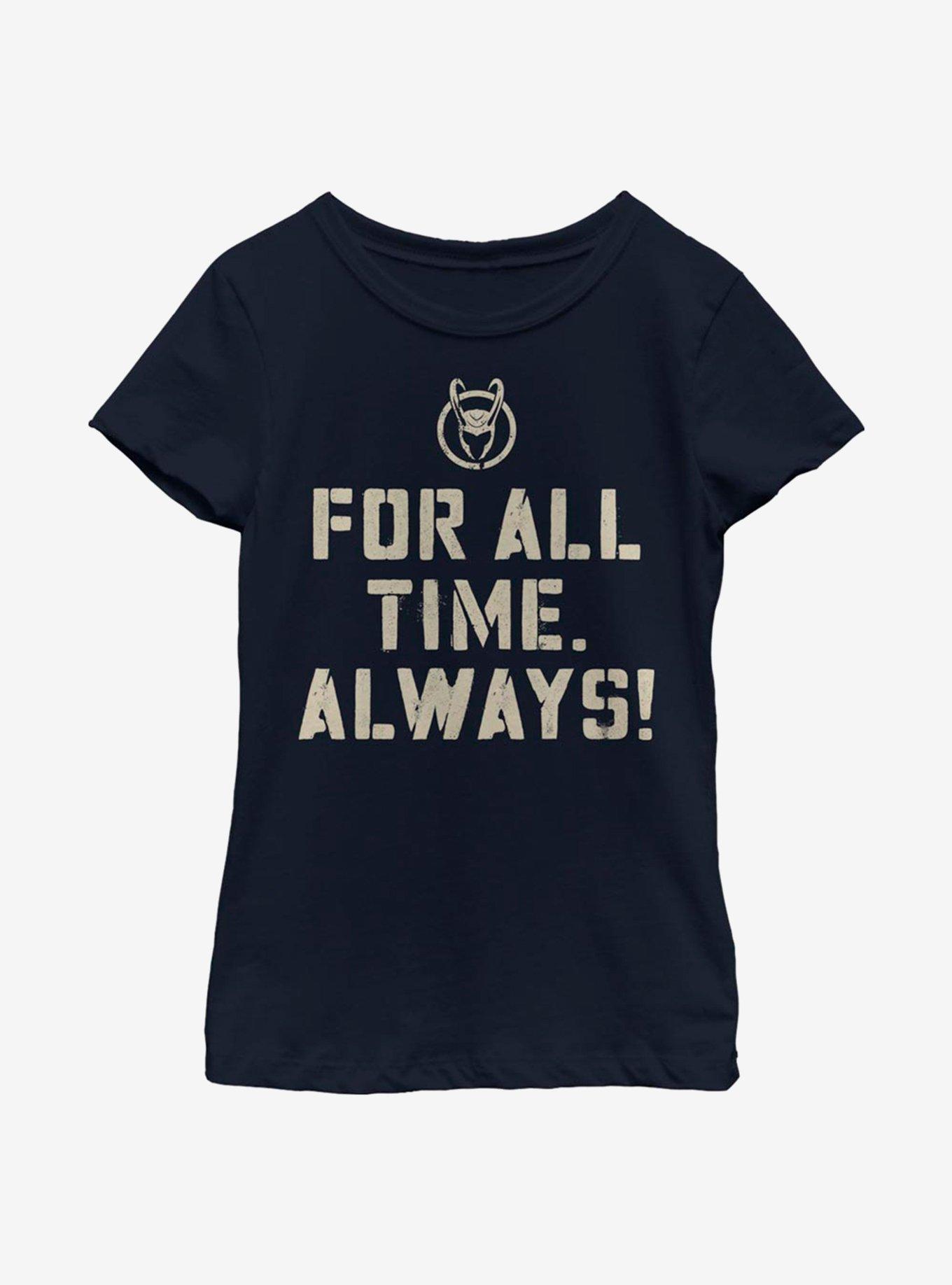 Marvel Loki For All Time Always Youth Girls T-Shirt, , hi-res