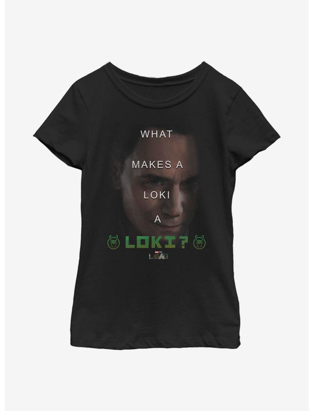 Marvel Loki What Makes A Loki Youth Girls T-Shirt, BLACK, hi-res