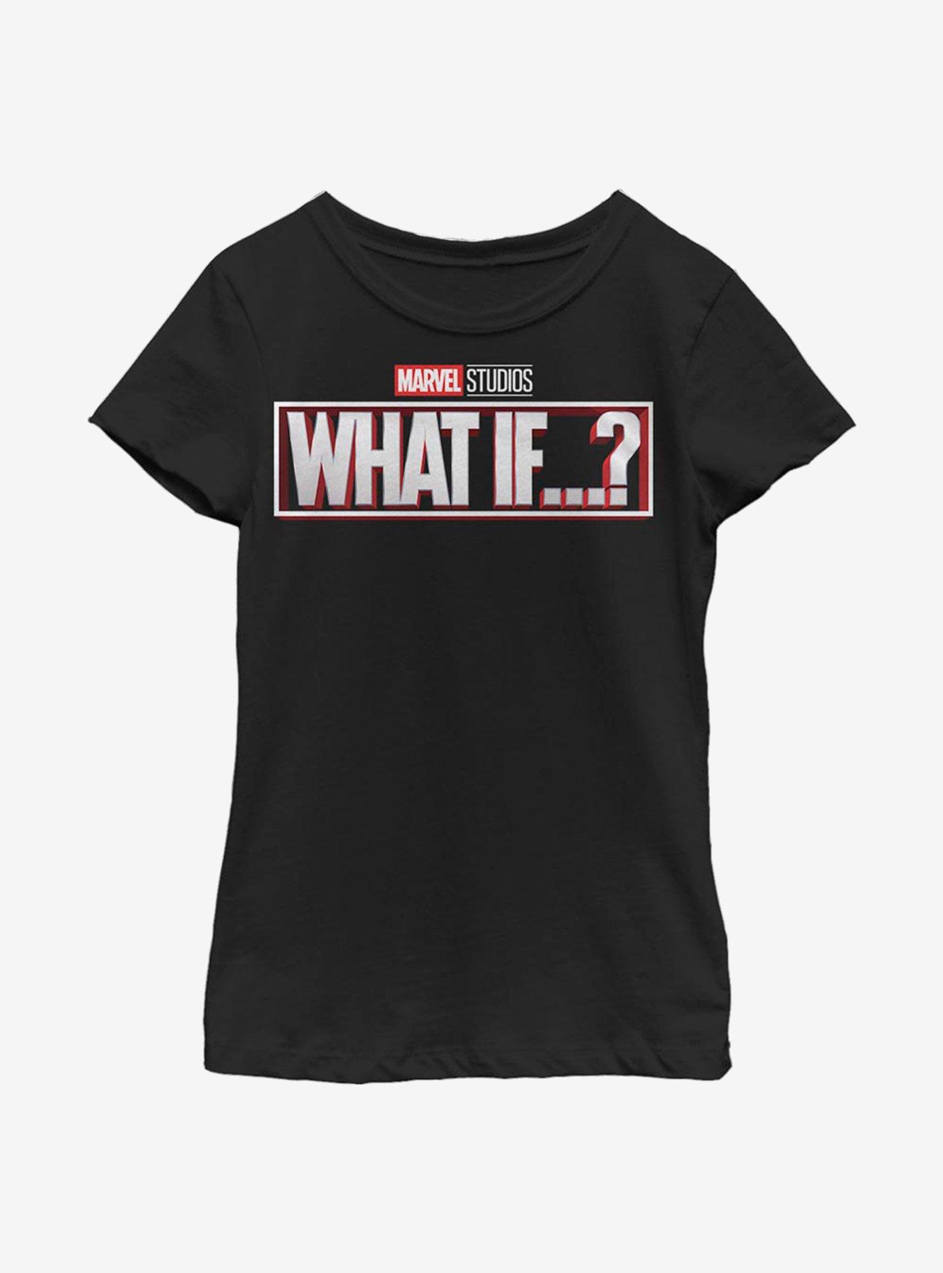 Marvel What If...? Logo Youth Girls T-Shirt, , hi-res