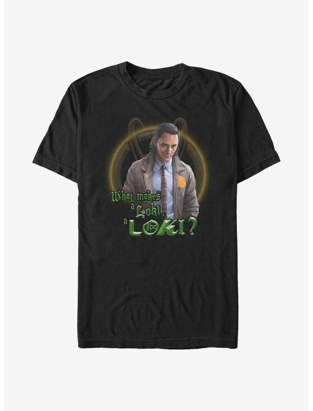 Marvel Loki What Makes Loki T-Shirt, BLACK, hi-res