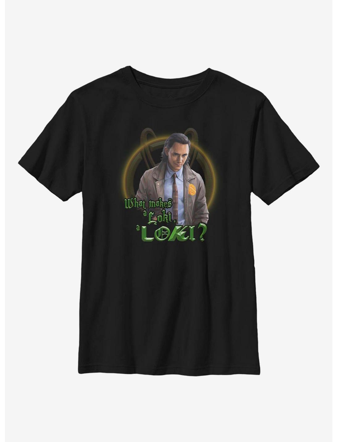 Marvel Loki What Makes Loki Youth T-Shirt, BLACK, hi-res