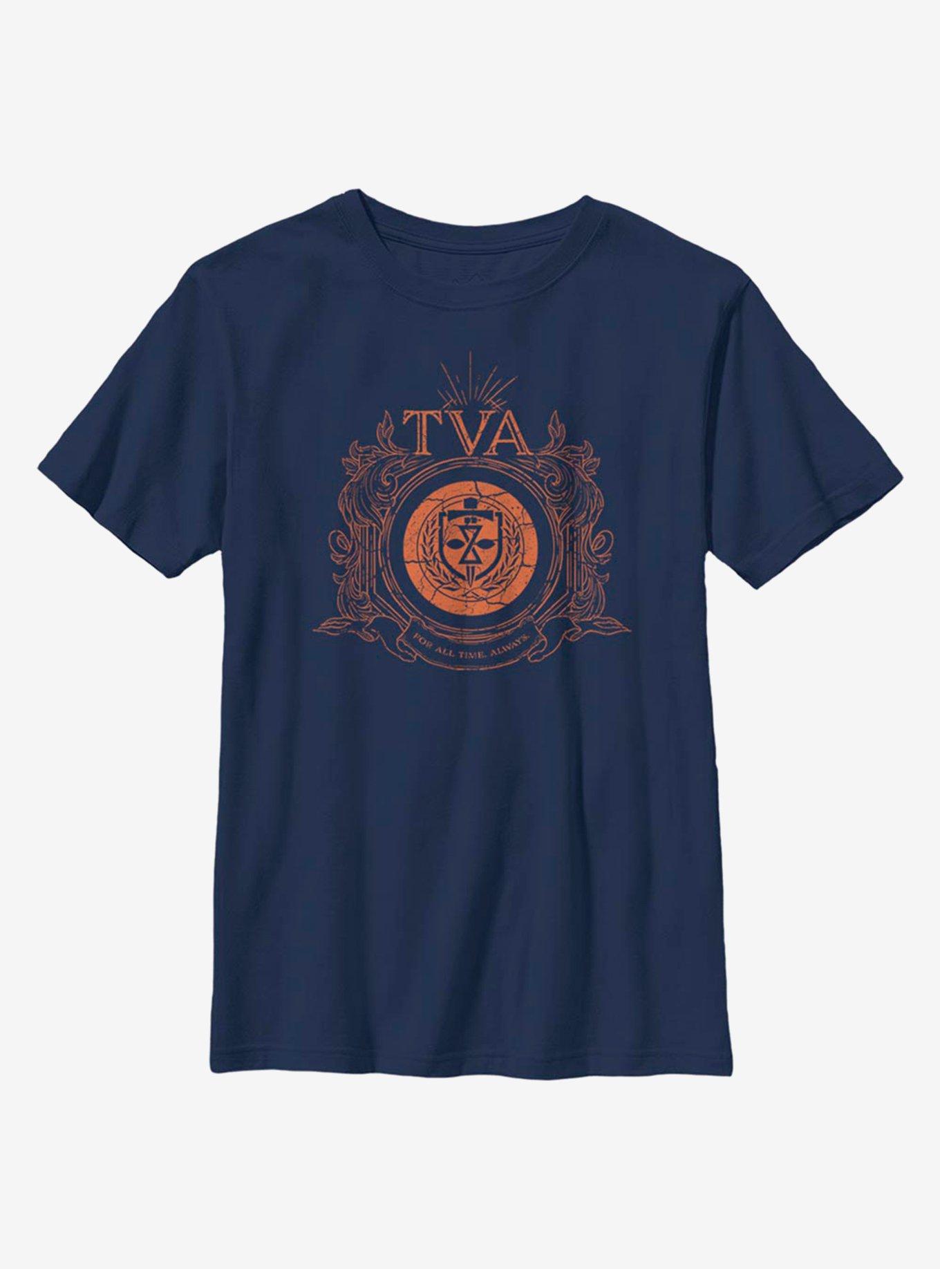 Marvel Loki Time Variance Authority Badge Youth T-Shirt, , hi-res