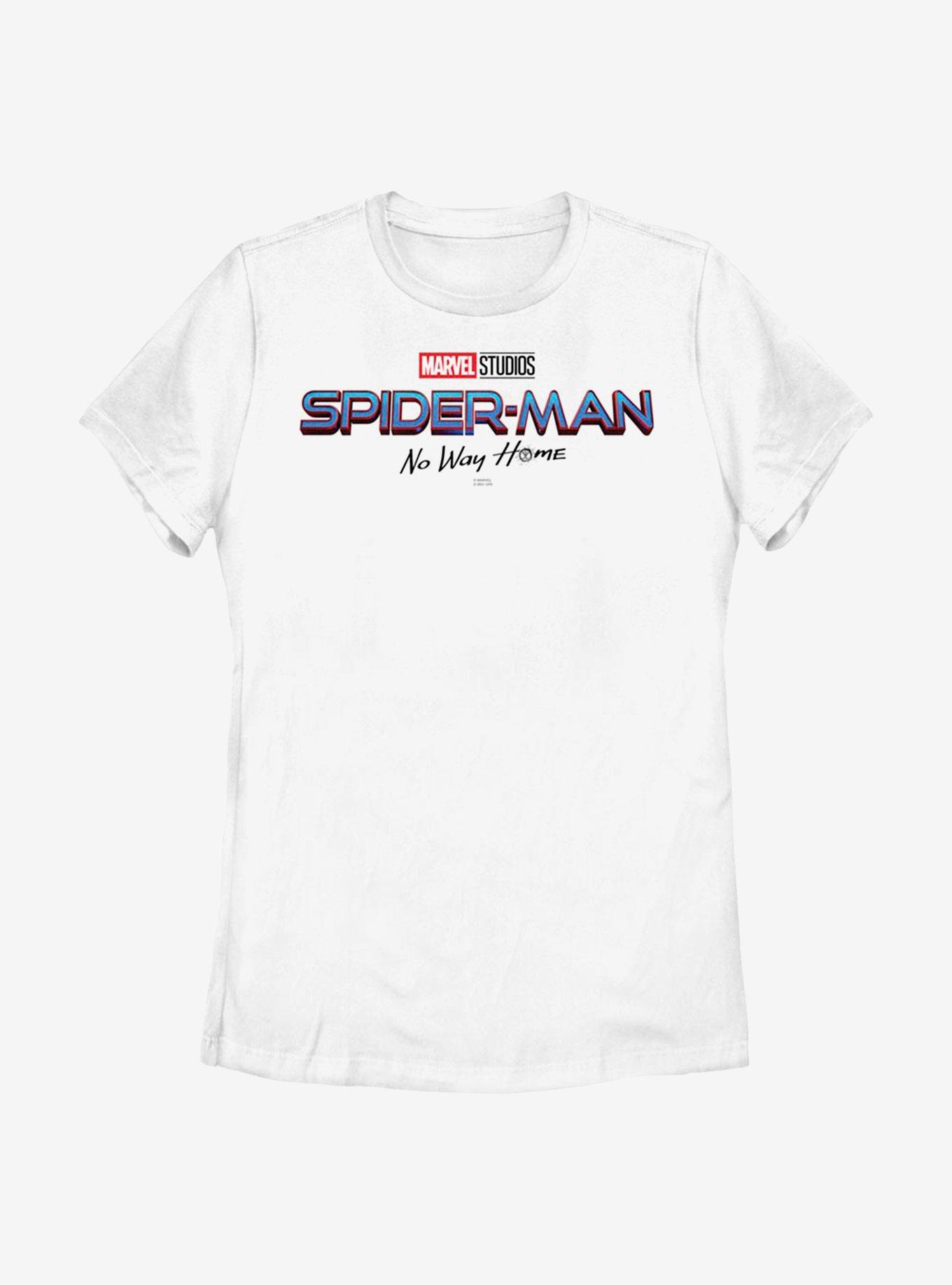Marvel Spider-Man: No Way Home No Way Home Logo Womens T-Shirt, WHITE, hi-res