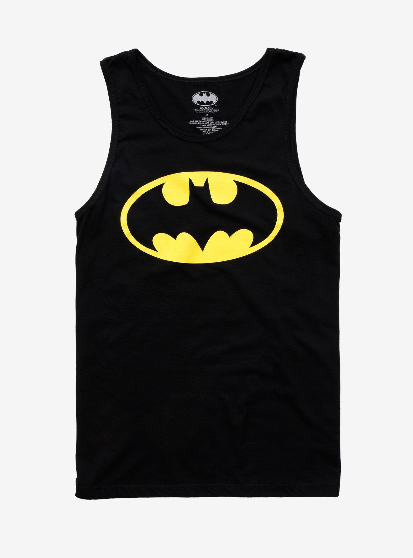DC Comics Batman Logo Tank Top, BLACK, hi-res