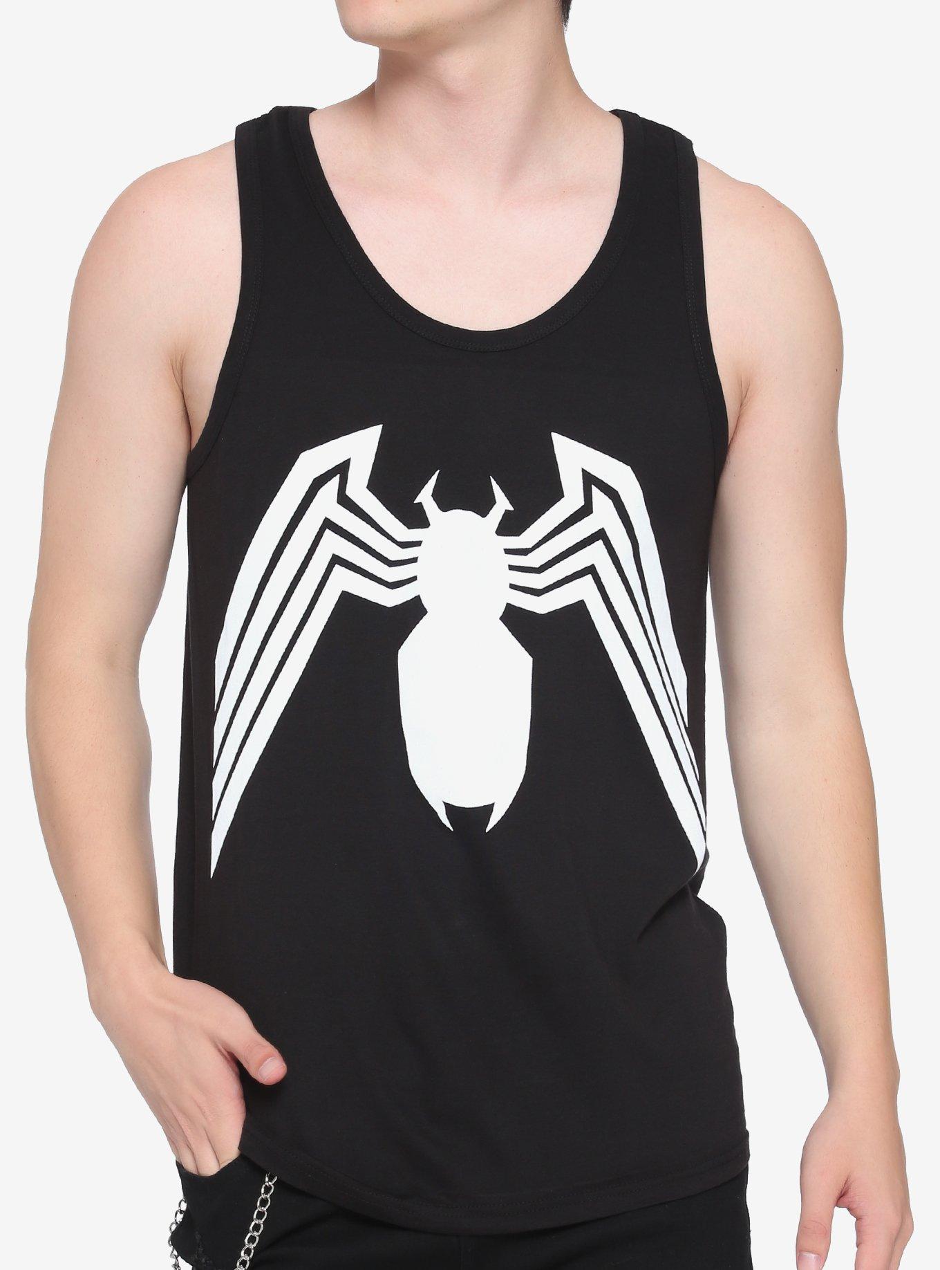 Marvel Venom Logo Tank Top, BLACK, hi-res