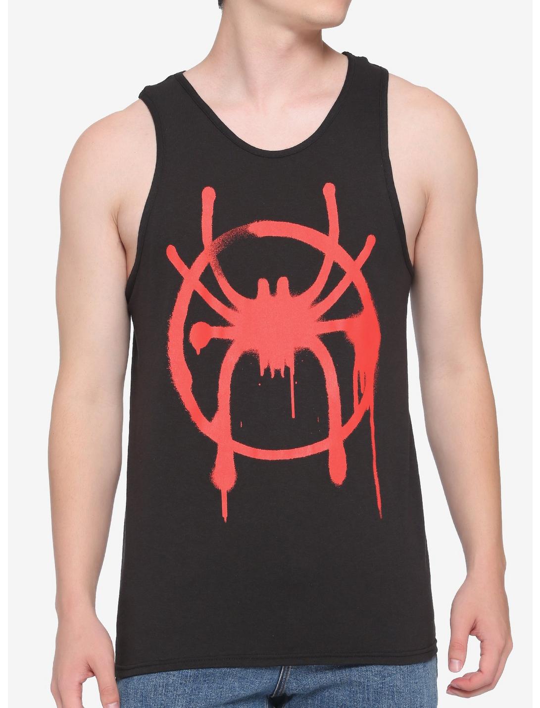 Marvel Spider-Man: Into The Spider-Verse Miles Morales Tank Top, RED, hi-res