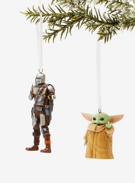 Star Wars The Mandalorian and The Child Ornament Set