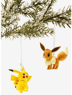 Pokémon Pikachu & Eevee Ornament Set, , hi-res