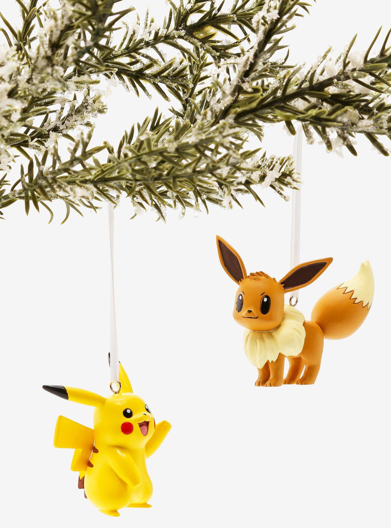 Pok&eacute;mon Pikachu & Eevee Ornament Set, , hi-res