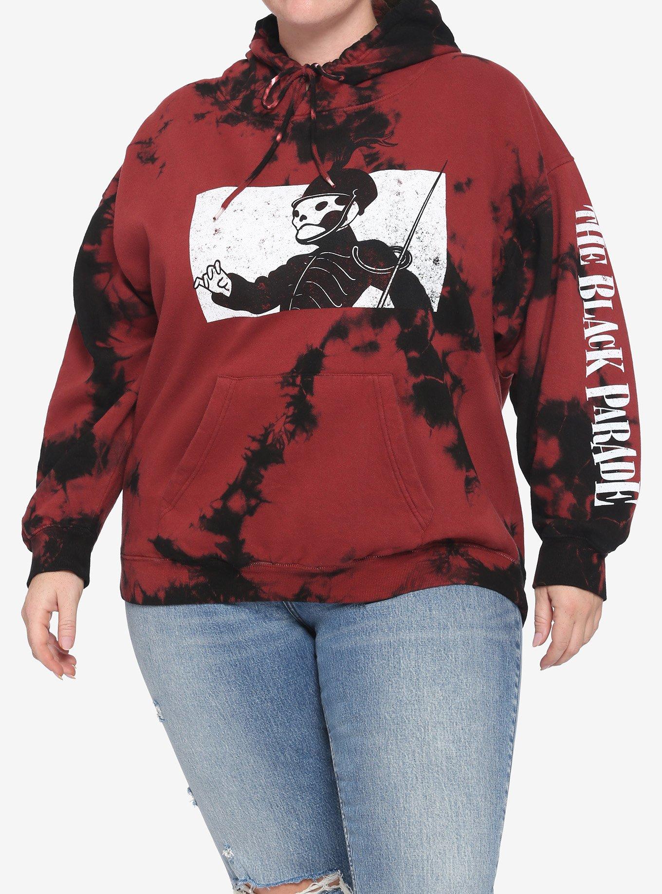 My Chemical Romance The Black Parade Tie Dye Girls Hoodie Plus Size