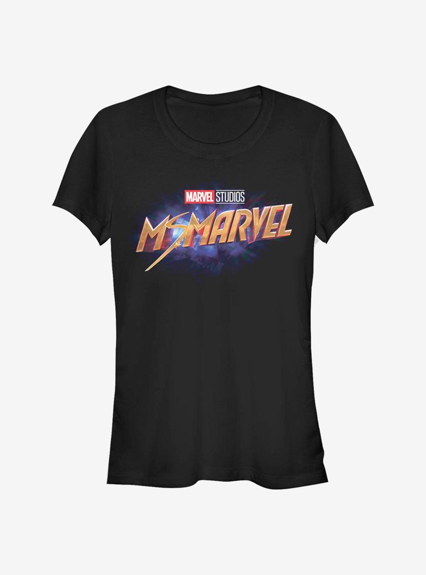 Marvel Ms. Marvel Logo Girls T-Shirt, BLACK, hi-res