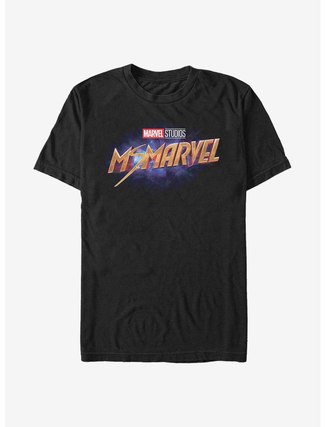 Marvel Ms. Marvel Logo T-Shirt, BLACK, hi-res