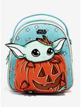 Star Wars The Mandalorian The Child in Jack-O'Lantern Mini Backpack - BoxLunch Exclusive, , hi-res