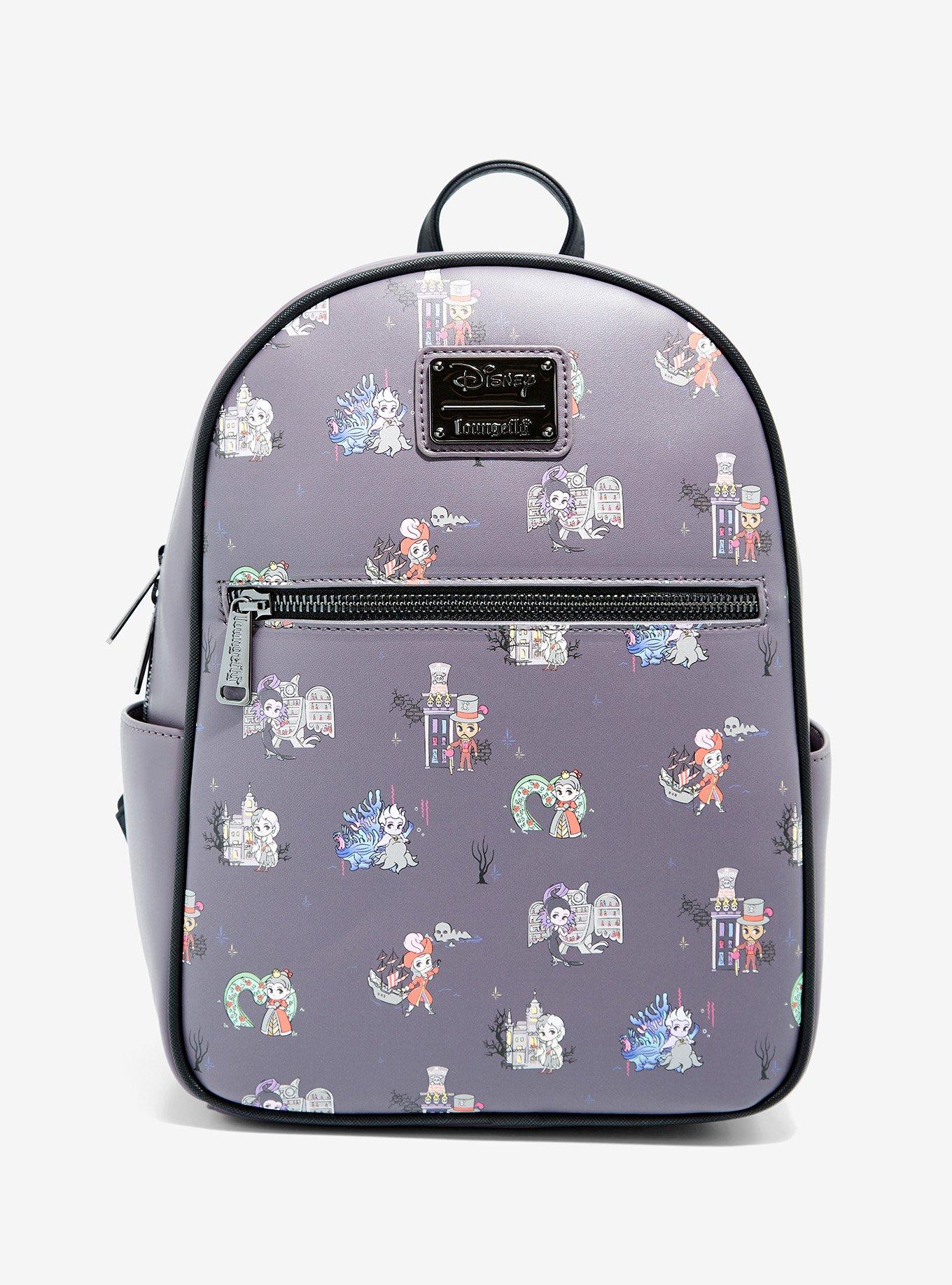 Loungefly - Disney Villain's Flame Mini Backpack - Pink a la Mode