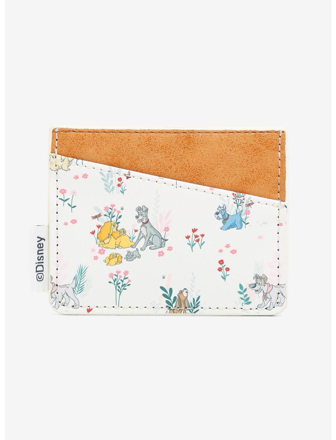 Loungefly Disney Dogs Floral Cardholder - BoxLunch Exclusive, , hi-res