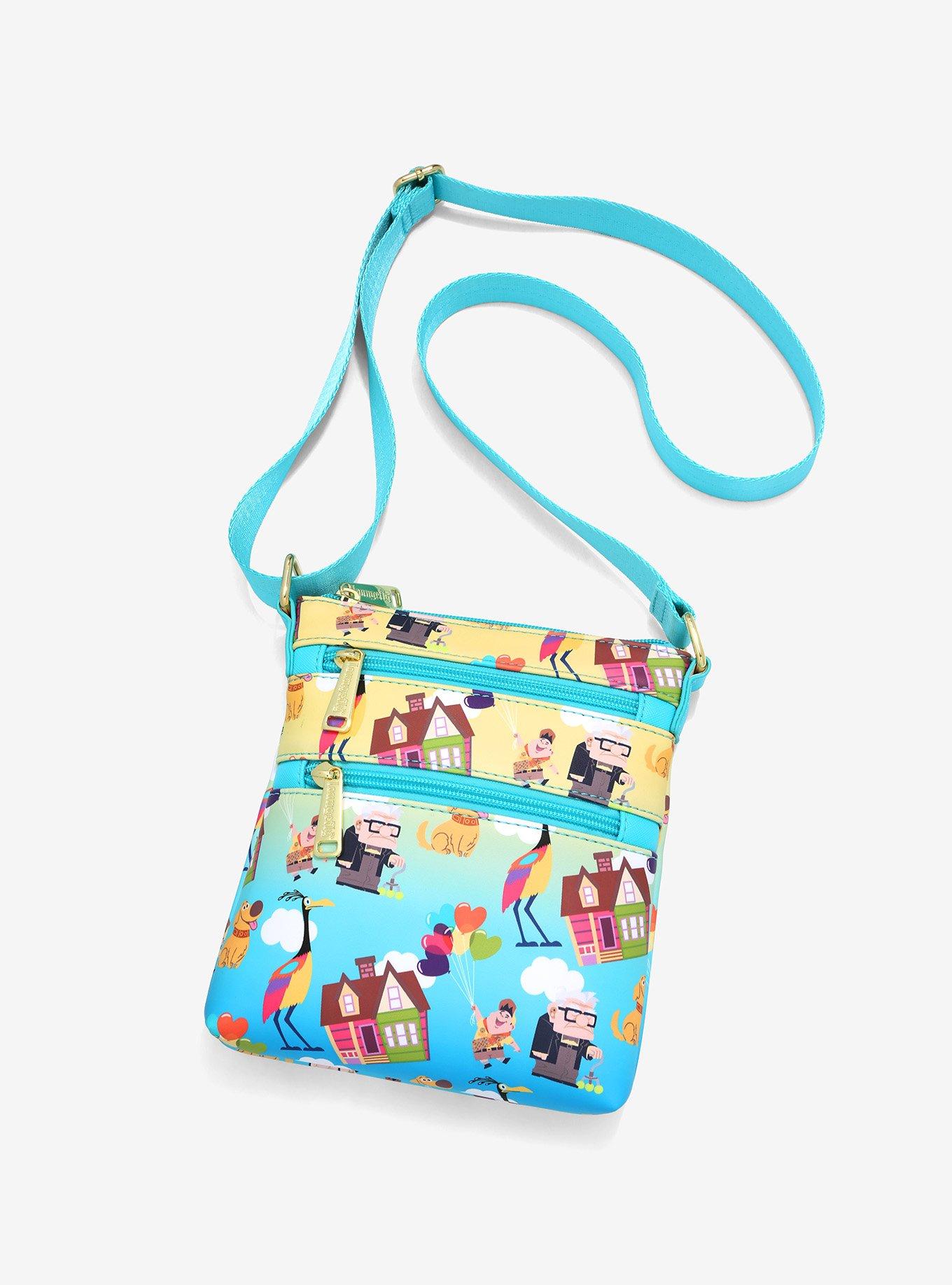 Loungefly Disney Pixar Up Carl & Ellie Adventure Crossbody Bag - BoxLunch  Exclusive