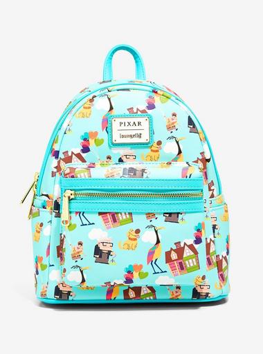 Loungefly Disney Parks Pixar’s UP character all over print bag Loungefly Up Characters Allover Print Mini Backpack  main image 4