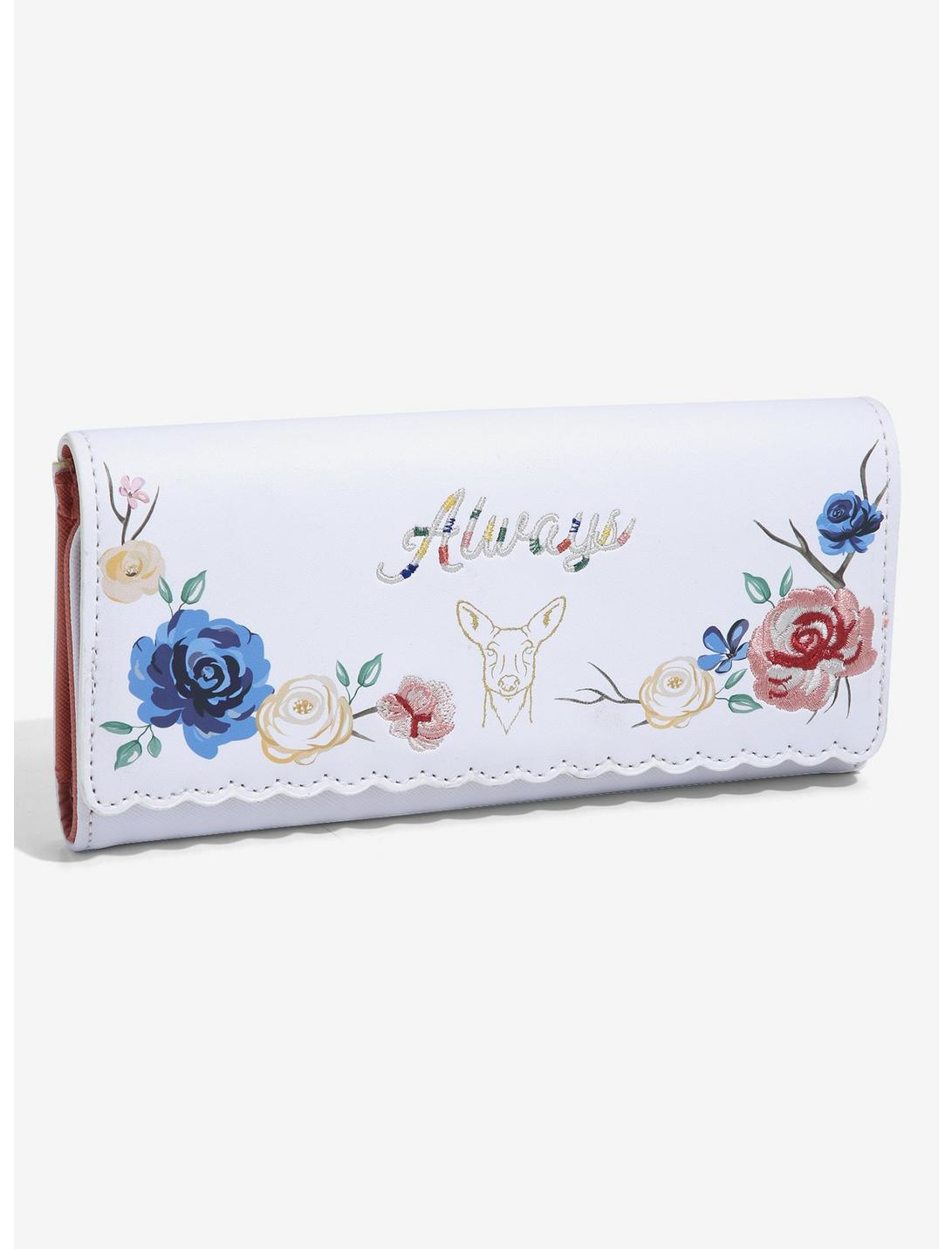 Loungefly Harry Potter Always Floral Wallet - BoxLunch Exclusive, , hi-res