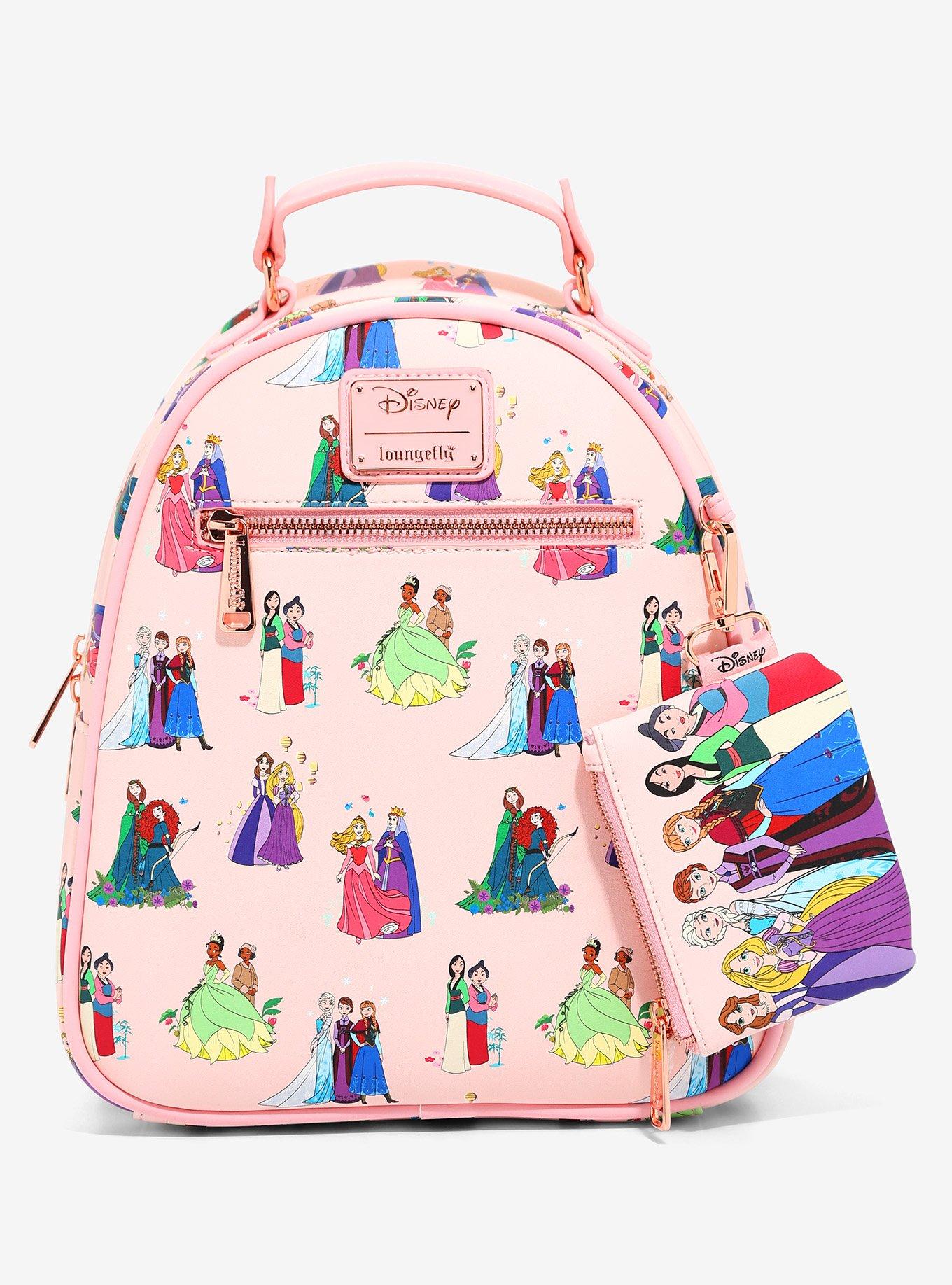 Loungefly Disney Princess Mothers & Daughters Mini Backpack & Coin Purse Set - BoxLunch Exclusive