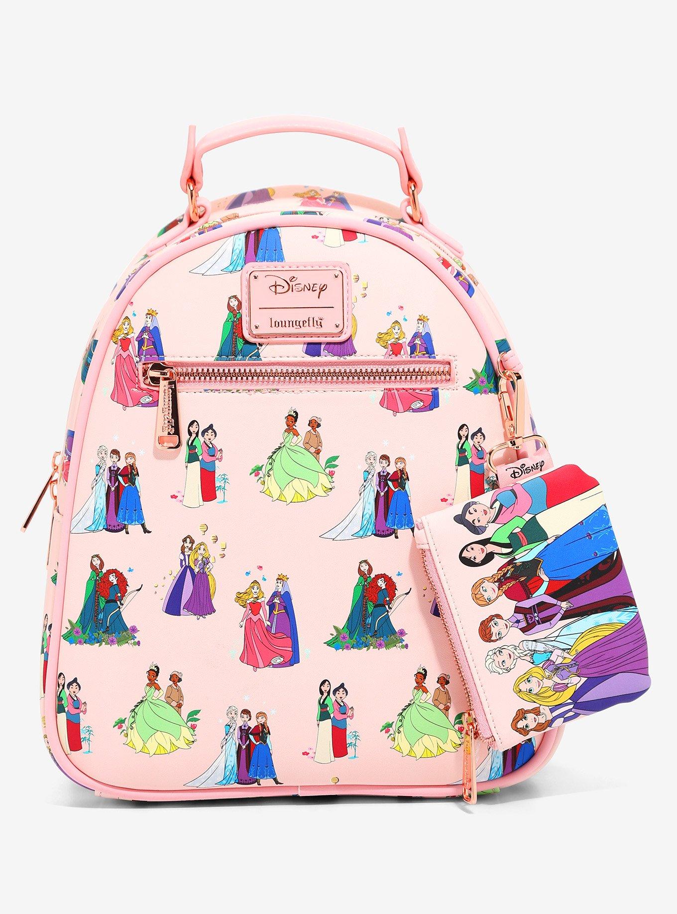 Loungefly Disney Princess Icons Mini Backpack, Hot Topic