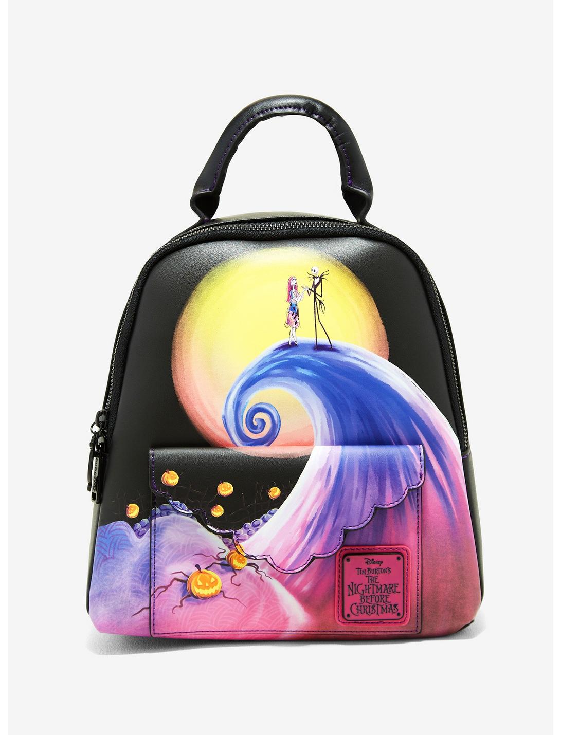 Loungefly Disney The Nightmare Before Christmas Spiral Hill Mini Backpack - BoxLunch Exclusive, , hi-res