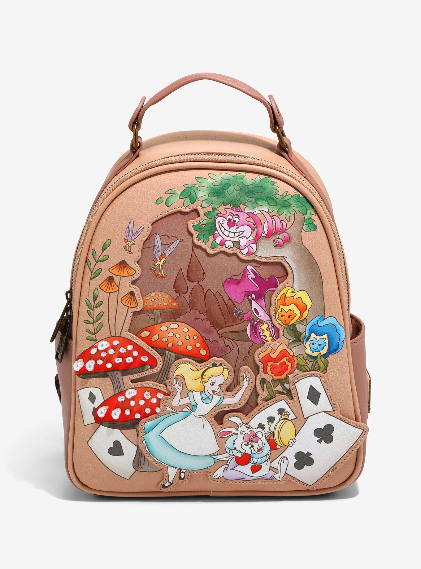 Loungefly Disney Alice In Wonderland Roses Mini Backpack