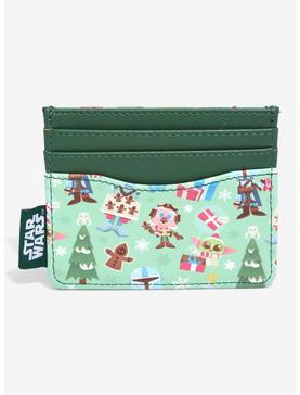 Loungefly Star Wars The Mandalorian Chibi Holidays Cardholder - BoxLunch Exclusive, , hi-res