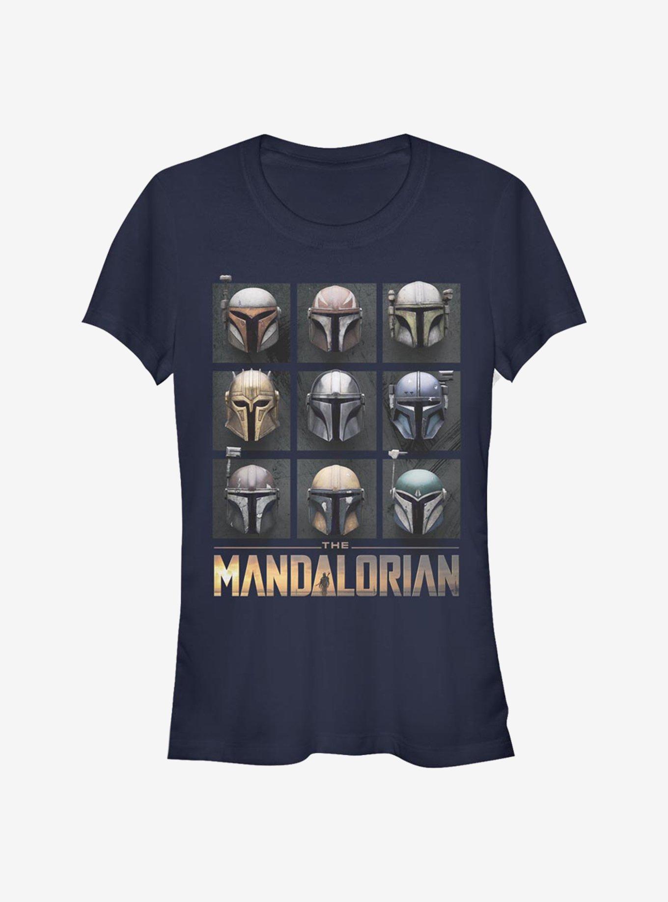 Star Wars The Mandalorian Mando Helmet Boxup Girls T-Shirt, , hi-res