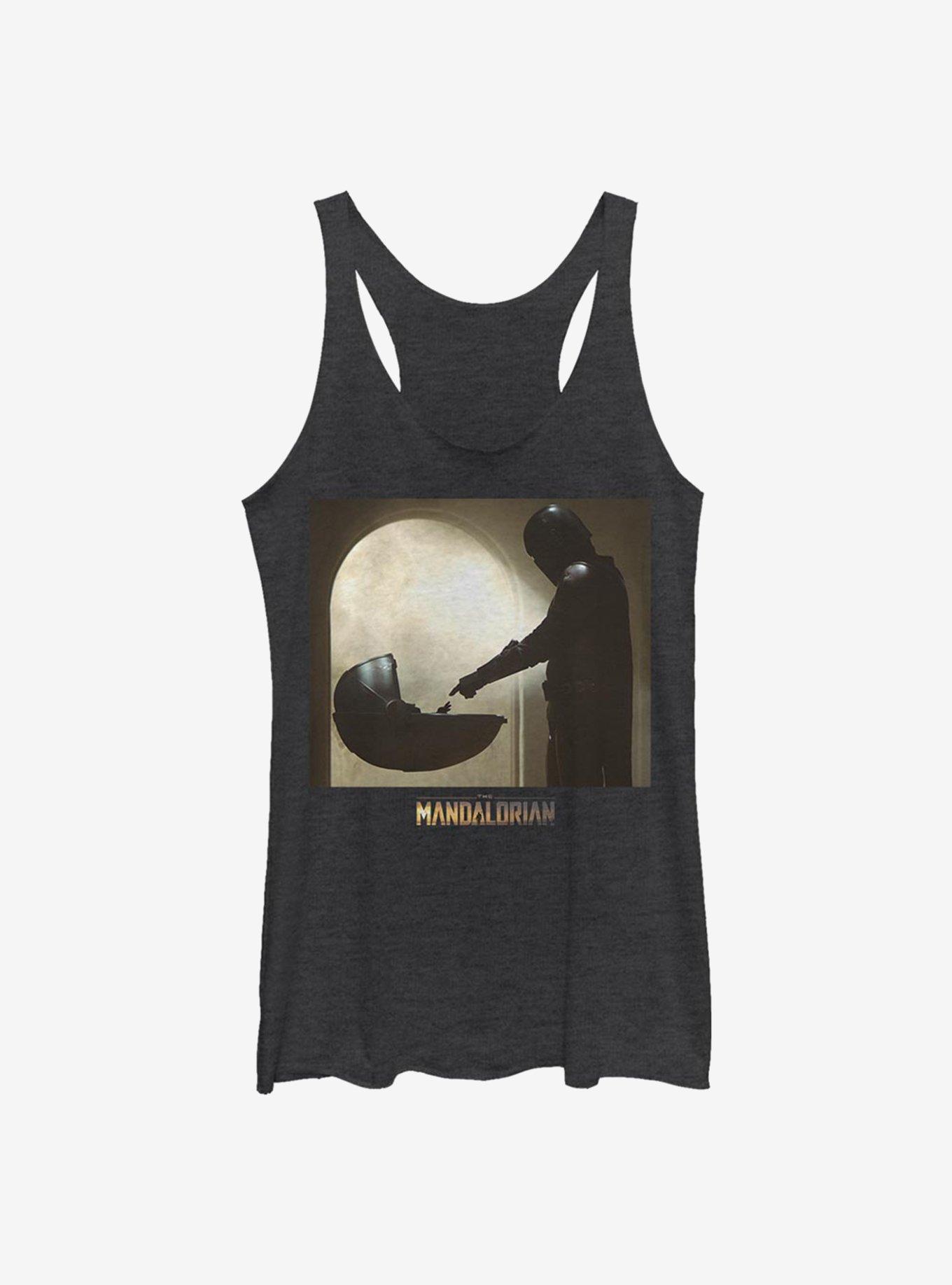 Star Wars The Mandalorian The Child Scene Girls Tank, BLK HTR, hi-res
