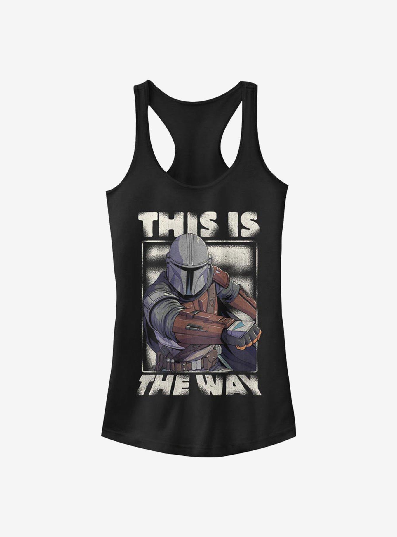 Star Wars The Mandalorian The Way Girls Tank, BLACK, hi-res